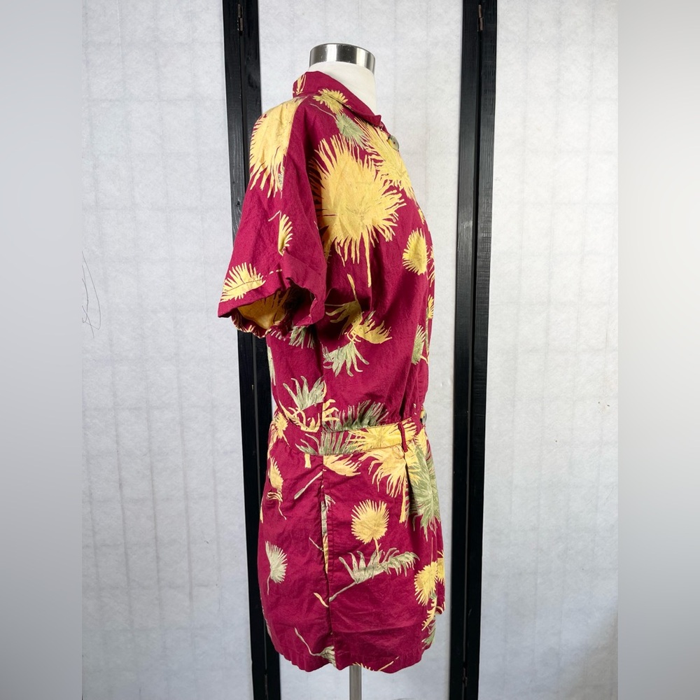 Free People Red and Yellow Floral Romper - Picture 4 of 8